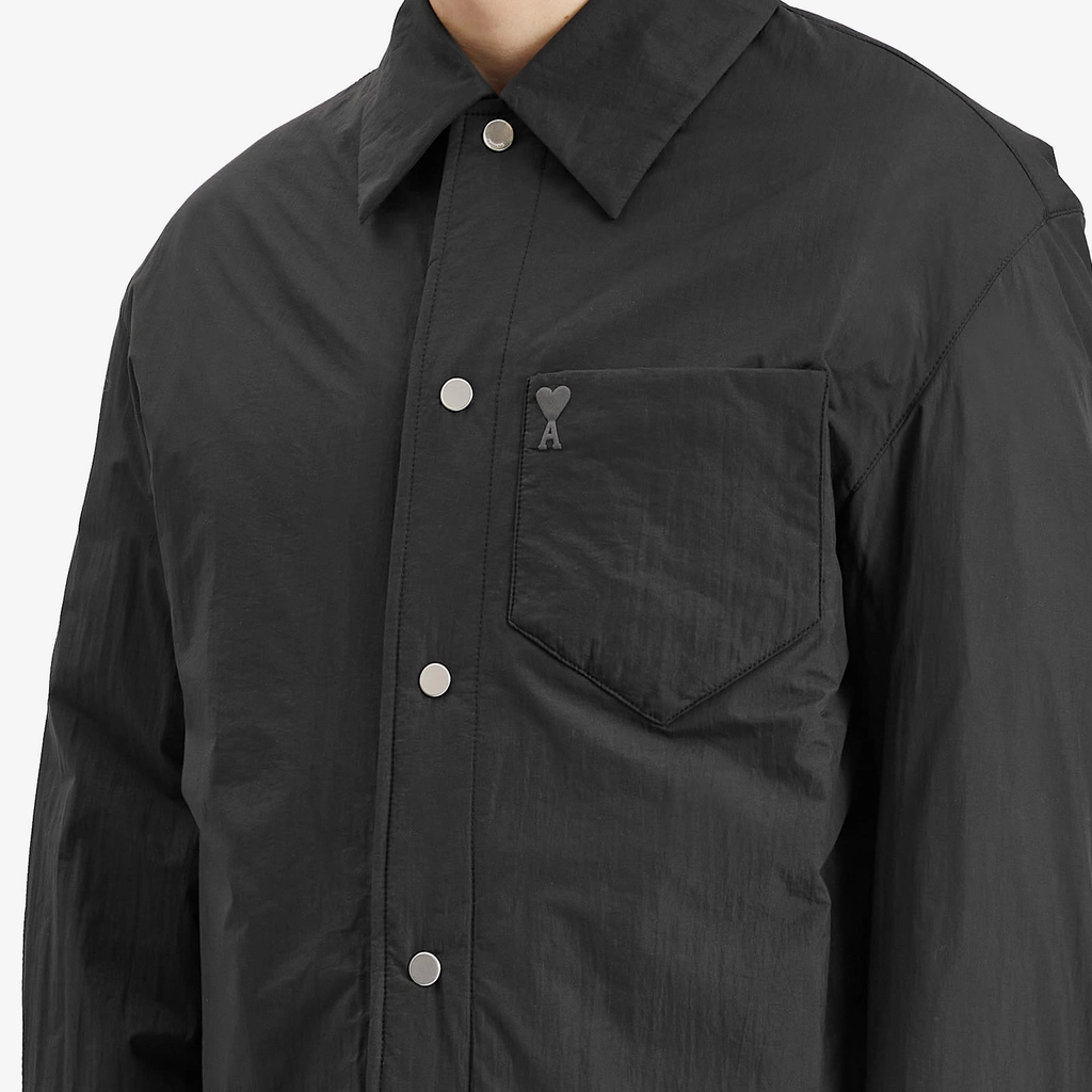 AMI Paris Men's Padded ADC Overshirt Black